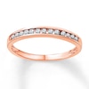 Thumbnail Image 0 of Diamond Anniversary Ring 1/6 ct tw Round-cut 10K Rose Gold