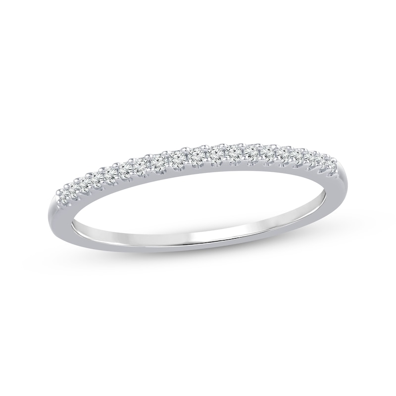 Main Image 1 of Now + Forever Diamond Anniversary Ring 1/10 ct tw Round-cut 10K White Gold