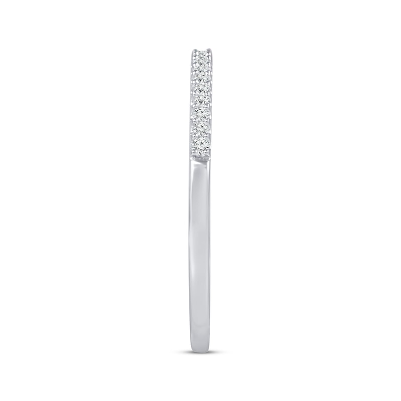 Main Image 2 of Now + Forever Diamond Anniversary Ring 1/10 ct tw Round-cut 10K White Gold