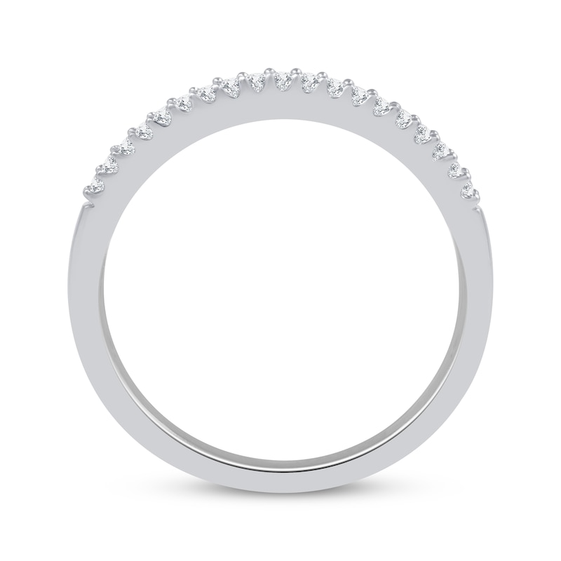Main Image 3 of Now + Forever Diamond Anniversary Ring 1/10 ct tw Round-cut 10K White Gold