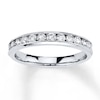 Thumbnail Image 1 of Diamond Anniversary Band 1/2 ct tw Round-cut 10K White Gold