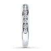 Thumbnail Image 3 of Diamond Anniversary Band 1/2 ct tw Round-cut 10K White Gold