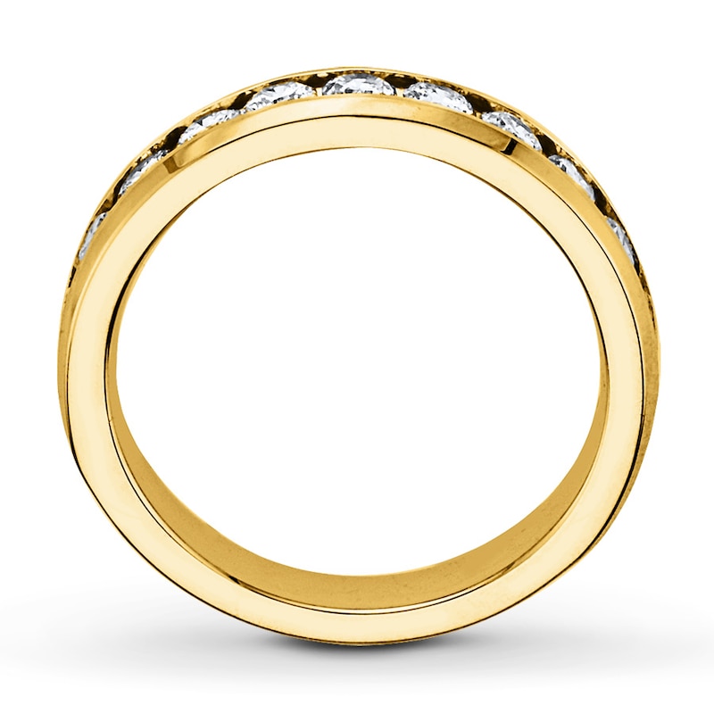 Diamond Anniversary Band 1 ct tw Round-cut 10K Yellow Gold