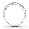 Thumbnail Image 1 of Diamond Anniversary Ring 1/6 ct tw Round-cut 10K White Gold