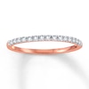 Thumbnail Image 1 of Diamond Anniversary Ring 1/6 ct tw Round-cut 14K Rose Gold