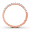 Thumbnail Image 2 of Diamond Anniversary Ring 1/6 ct tw Round-cut 14K Rose Gold