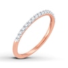 Thumbnail Image 4 of Diamond Anniversary Ring 1/6 ct tw Round-cut 14K Rose Gold