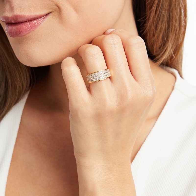 Main Image 2 of Now + Forever Anniversary Band 1/2 ct tw Diamonds 10K Yellow Gold