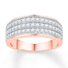 Thumbnail Image 0 of Anniversary Band 1/2 ct tw Diamonds 10K Rose Gold