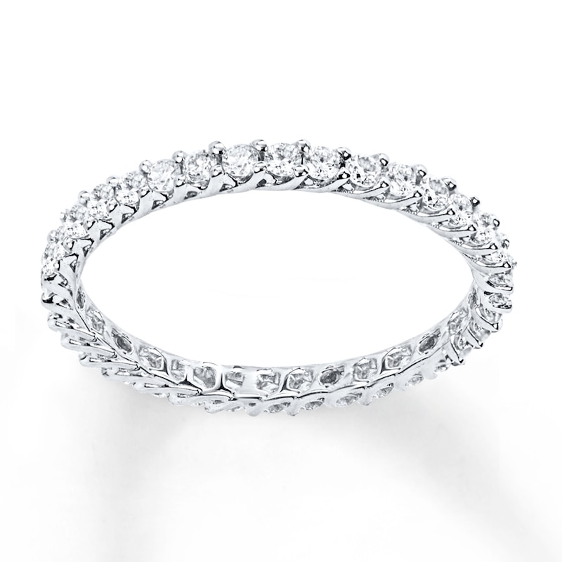 Diamond Eternity Ring 1/2 ct tw Round-cut 14K White Gold