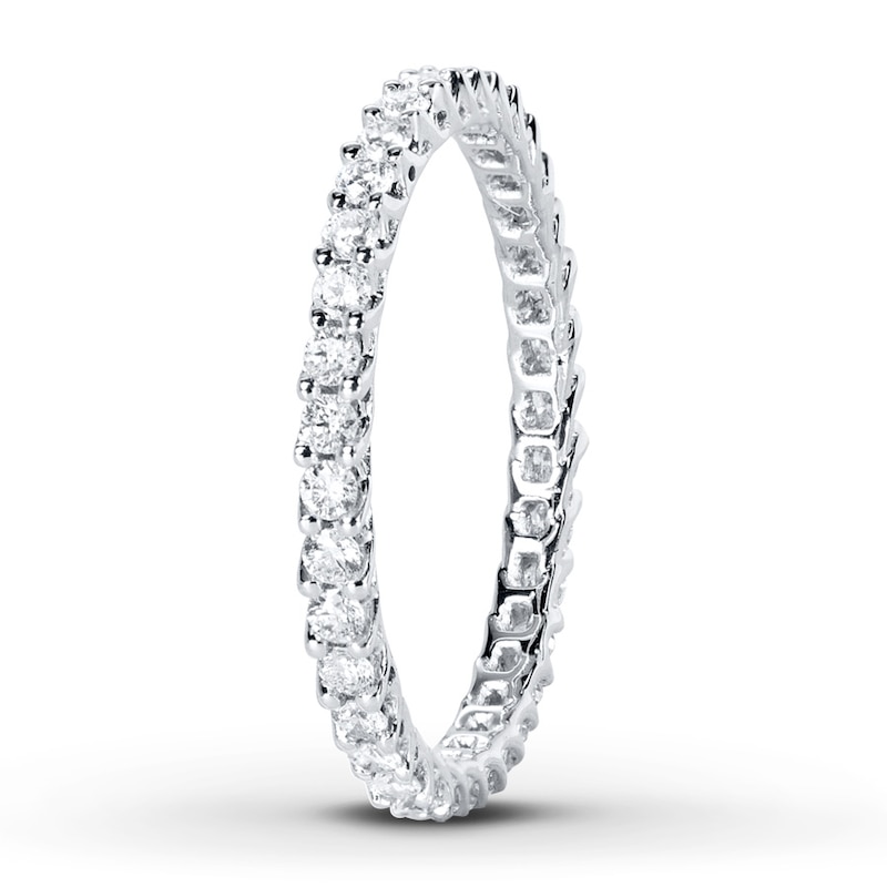 Diamond Eternity Ring 1/2 ct tw Round-cut 14K White Gold