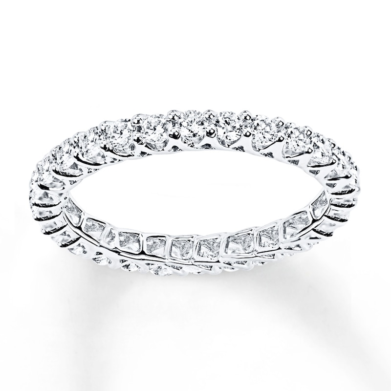 Diamond Eternity Ring 1 ct tw Round-cut 14K White Gold