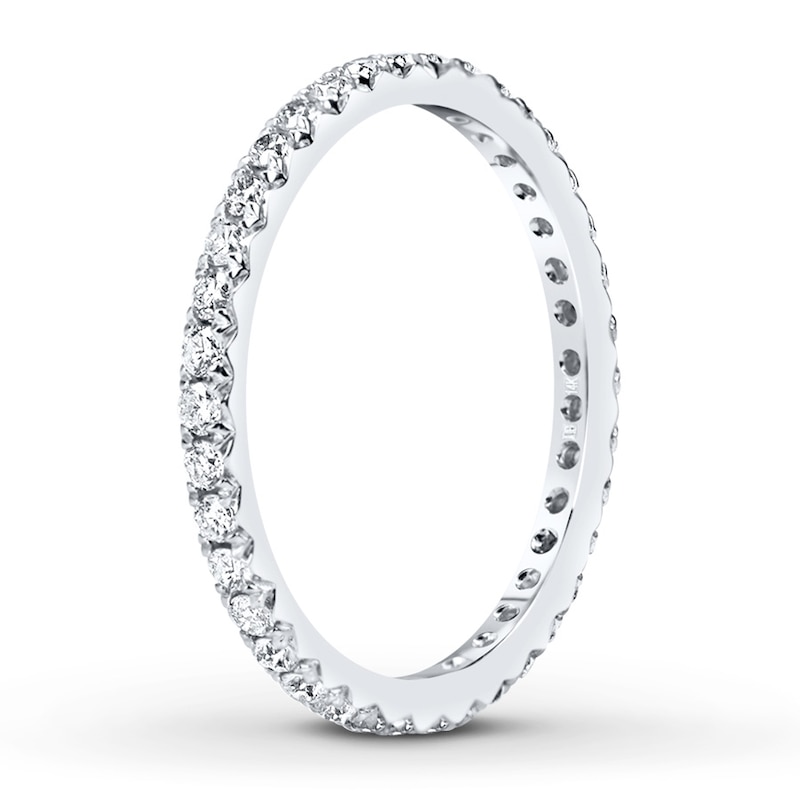 Diamond Eternity Ring 1/2 ct tw Round-cut 14K White Gold
