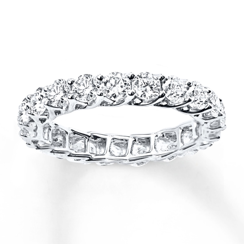 Main Image 1 of Now + Forever Diamond Eternity Ring 2 ct tw Round-cut 14K White Gold