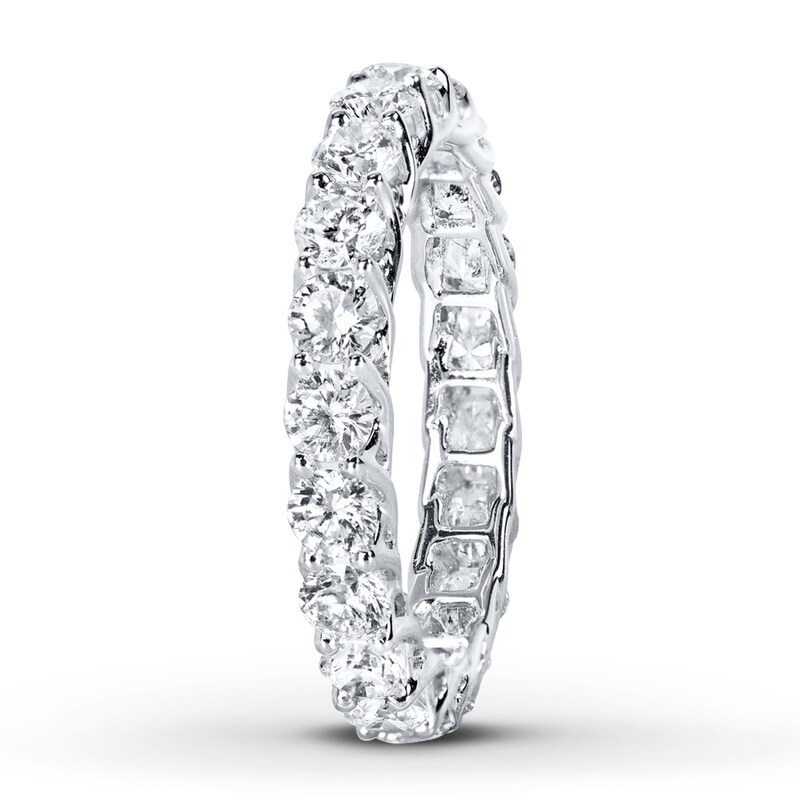 Diamond Eternity Ring 2 ct tw Round-cut 14K White Gold