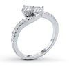 Thumbnail Image 1 of Ever Us Two-Stone Ring 1/2 ct tw Diamonds 14K White Gold