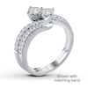 Thumbnail Image 3 of Ever Us Two-Stone Ring 1/2 ct tw Diamonds 14K White Gold