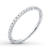 Thumbnail Image 4 of Now + Forever Diamond Eternity Ring 1/2 ct tw Round-cut 14K White Gold