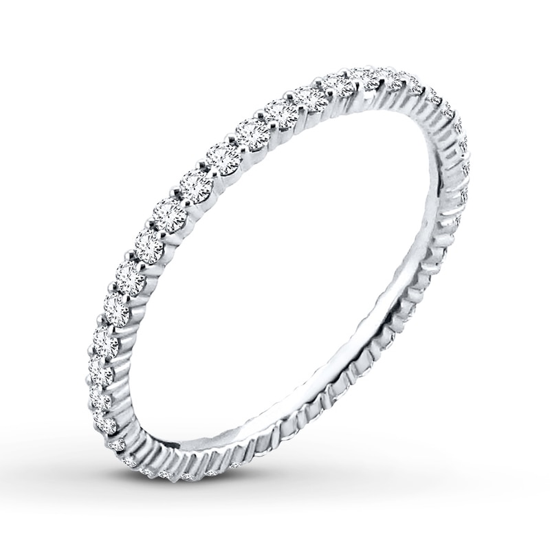 Diamond Eternity Ring 1/2 ct tw Round-cut 14K White Gold