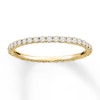 Thumbnail Image 0 of Diamond Eternity Ring 1/2 ct tw Round-cut 14K Yellow Gold