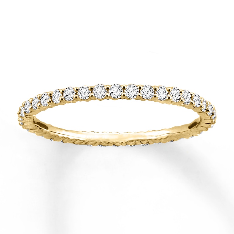 Diamond Eternity Ring 1/2 ct tw Round-cut 14K Yellow Gold