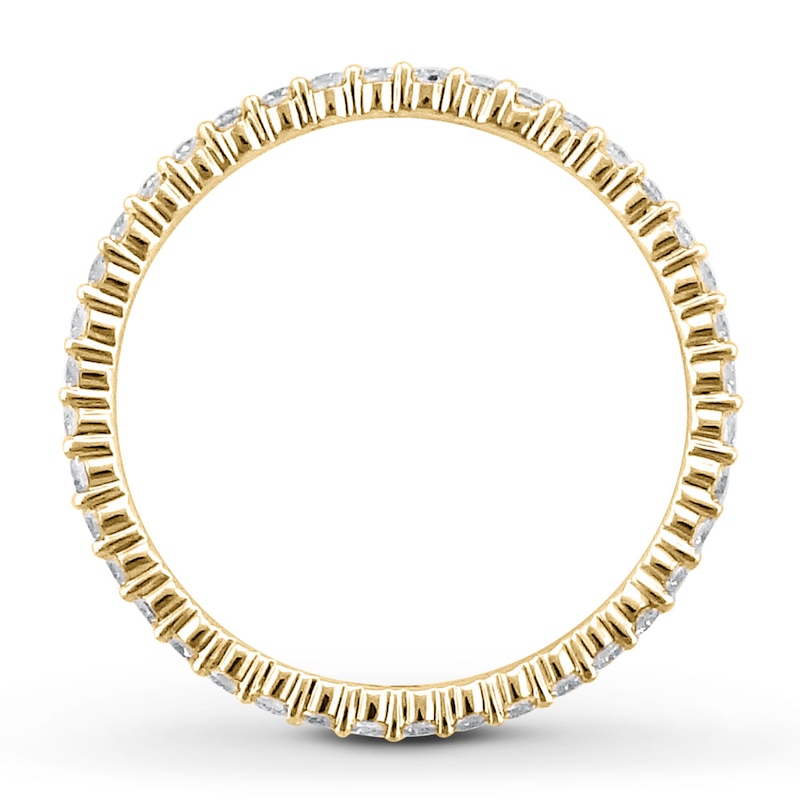 Main Image 2 of Now + Forever Diamond Eternity Ring 1/2 ct tw Round-cut 14K Yellow Gold