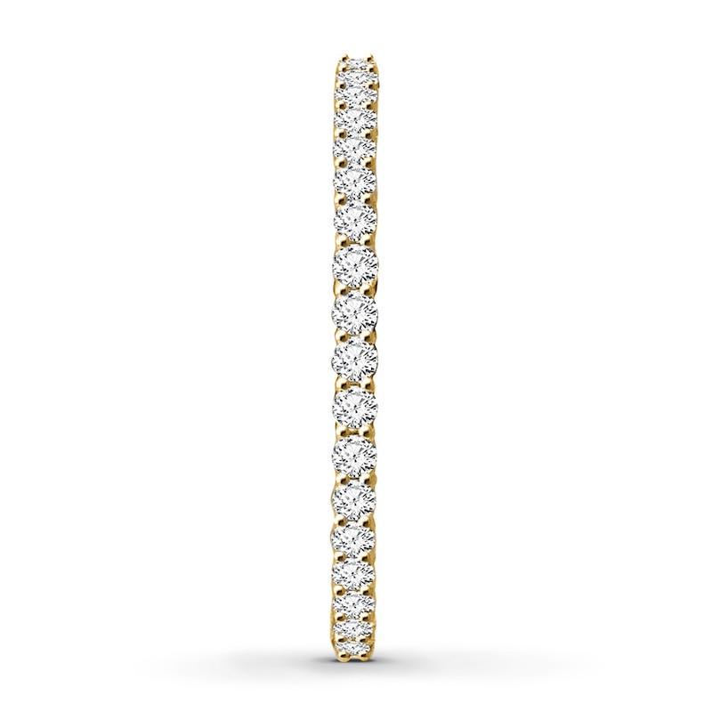 Main Image 3 of Now + Forever Diamond Eternity Ring 1/2 ct tw Round-cut 14K Yellow Gold