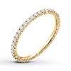 Thumbnail Image 3 of Diamond Eternity Ring 1/2 ct tw Round-cut 14K Yellow Gold