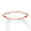 Thumbnail Image 0 of Diamond Eternity Ring 1/2 ct tw Round-cut 14K Rose Gold