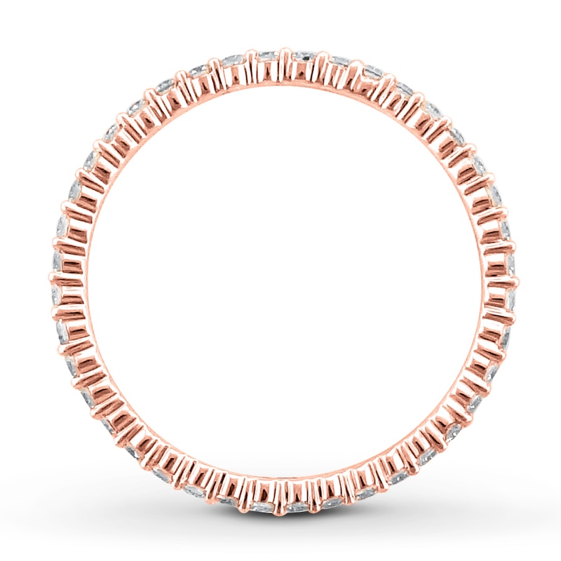 Main Image 2 of Now + Forever Diamond Eternity Ring 1/2 ct tw Round-cut 14K Rose Gold
