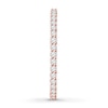 Thumbnail Image 3 of Now + Forever Diamond Eternity Ring 1/2 ct tw Round-cut 14K Rose Gold