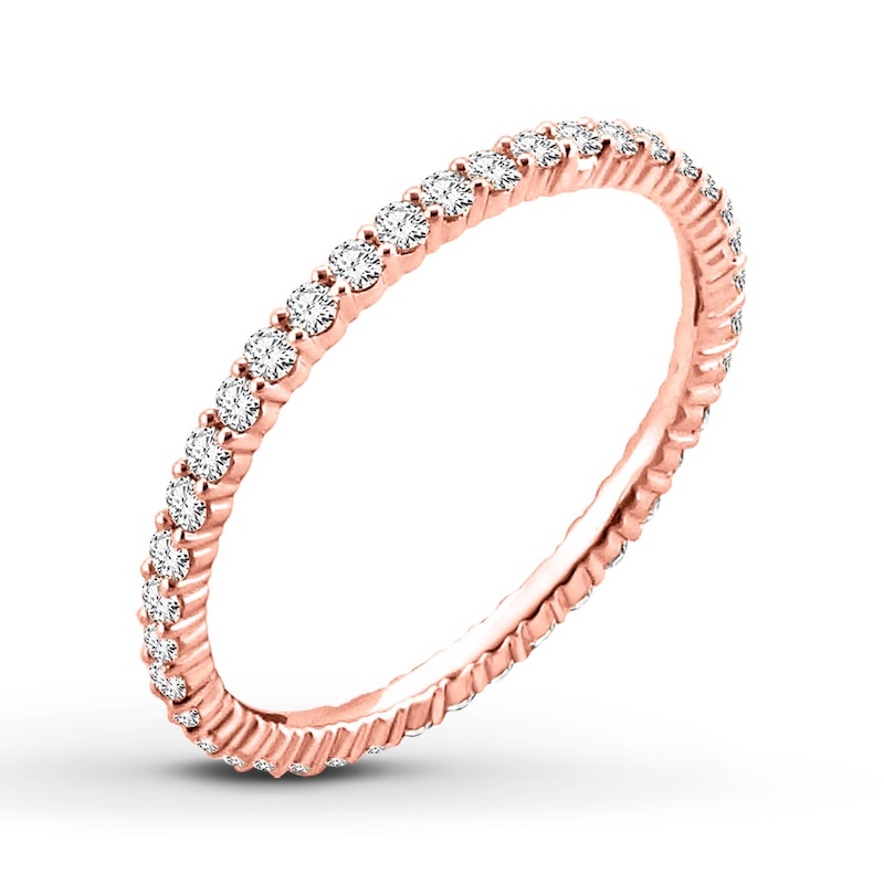 Diamond Eternity Ring 1/2 ct tw Round-cut 14K Rose Gold