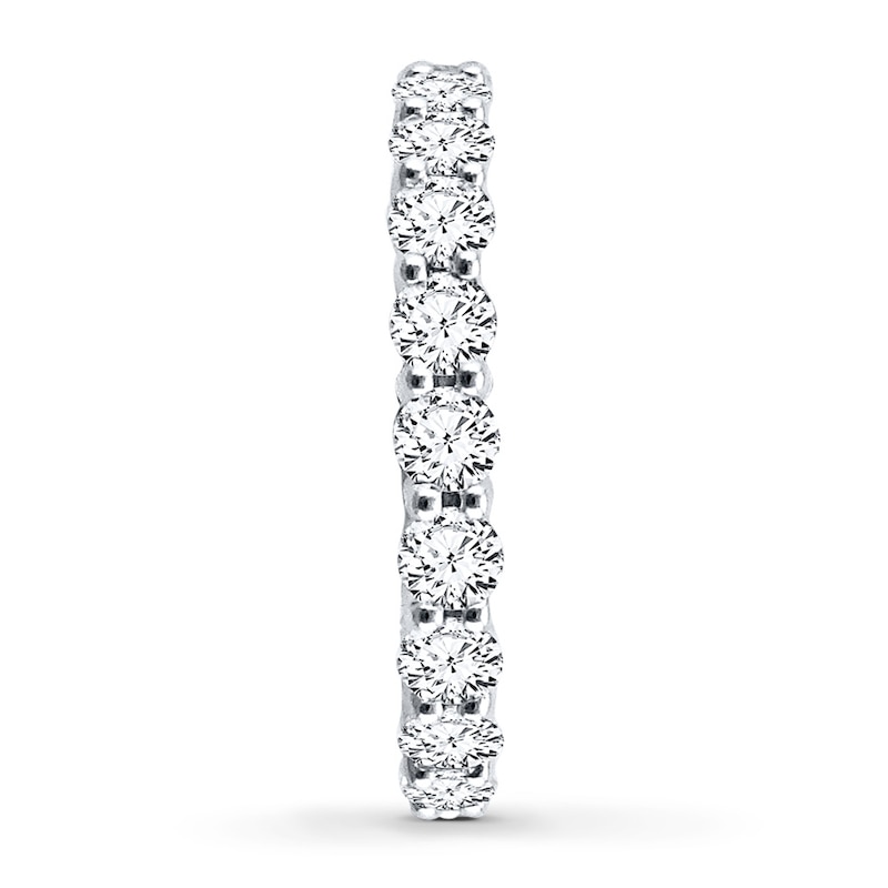 Diamond Eternity Ring 2 ct tw Round-cut 14K White Gold