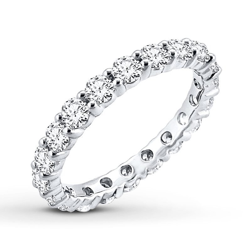 Main Image 4 of Now + Forever Diamond Eternity Ring 2 ct tw Round-cut 14K White Gold