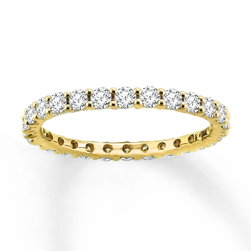 Main Image 1 of Now + Forever Diamond Eternity Ring 1 ct tw Round-cut 14K Yellow Gold