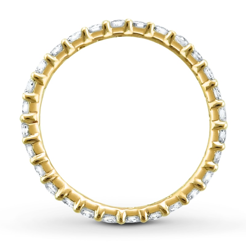Main Image 2 of Now + Forever Diamond Eternity Ring 1 ct tw Round-cut 14K Yellow Gold