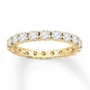 Thumbnail Image 0 of Diamond Eternity Ring 2 ct tw Round-cut 14K Yellow Gold