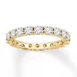 Now + Forever Diamond Eternity Ring 2 ct tw Round-cut 14K Yellow Gold