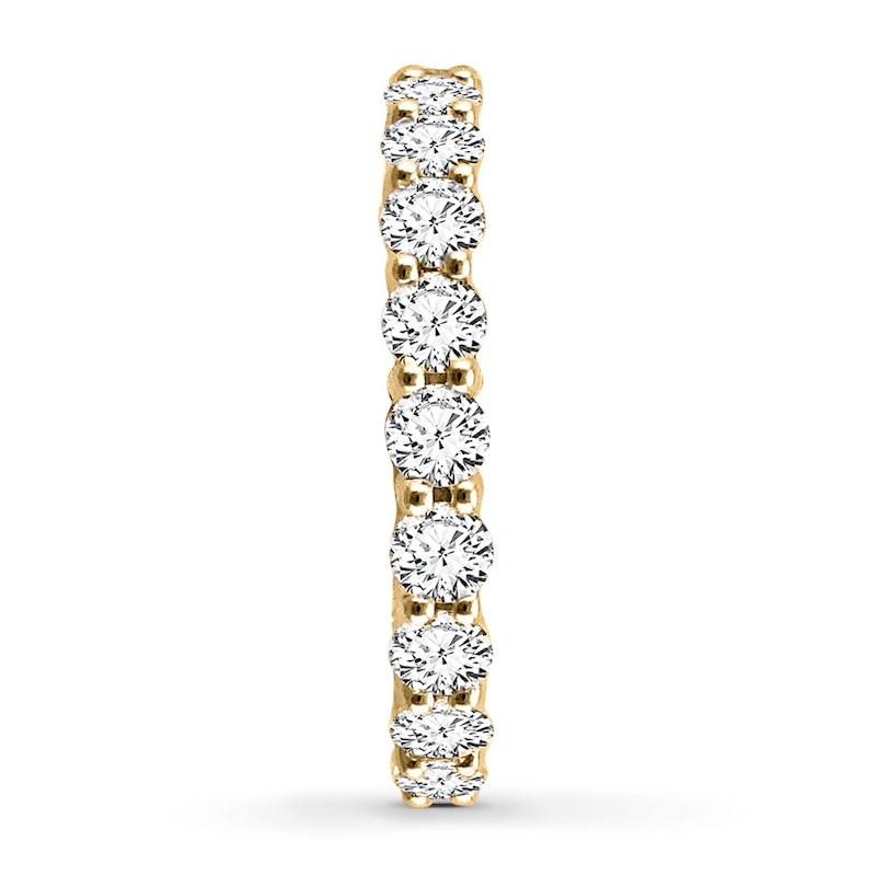 Diamond Eternity Ring 2 ct tw Round-cut 14K Yellow Gold