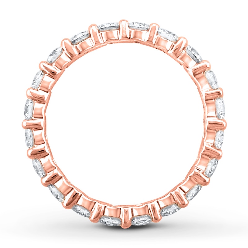 Main Image 2 of Now + Forever Diamond Eternity Ring 2 ct tw Round-cut 14K Rose Gold