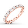 Thumbnail Image 3 of Diamond Eternity Ring 2 ct tw Round-cut 14K Rose Gold