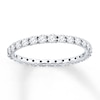 Thumbnail Image 0 of Diamond Eternity Ring 1 ct tw Round-cut 14K White Gold