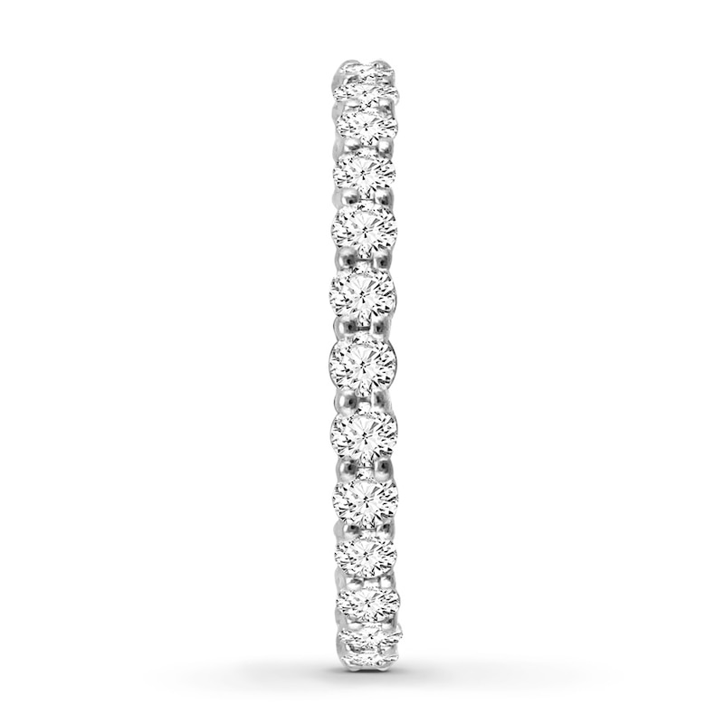 Main Image 3 of Now + Forever Diamond Eternity Ring 1 ct tw Round-cut 14K White Gold
