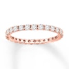 Thumbnail Image 0 of Diamond Eternity Ring 1 ct tw Round-cut 14K Rose Gold