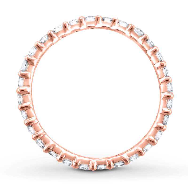 Diamond Eternity Ring 1 ct tw Round-cut 14K Rose Gold