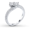 Thumbnail Image 2 of Ever Us Two-Stone Ring 1 ct tw Diamonds 14K White Gold