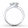 Thumbnail Image 4 of Ever Us Two-Stone Ring 1 ct tw Diamonds 14K White Gold