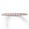 Thumbnail Image 0 of Diamond Wedding Band 1/4 ct tw Round-cut 10K Rose Gold