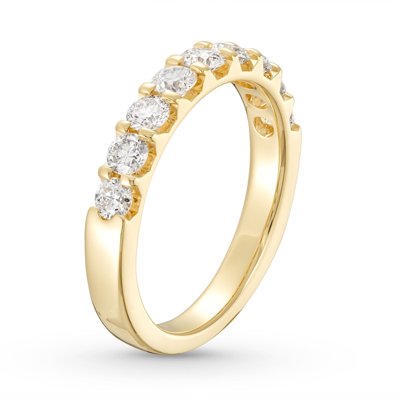 Main Image 2 of Now + Forever Diamond Anniversary Band 1 ct tw Round-cut 14K Yellow Gold