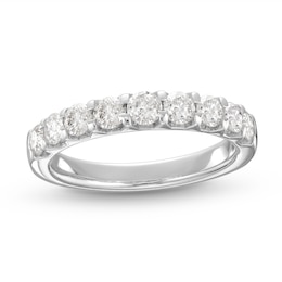 Now + Forever Diamond Wedding Band 1 ct tw Round-cut 14K White Gold